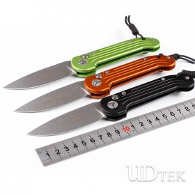 Three colors Microtech cross out fast opening folding camping knife with axis lock UD405217